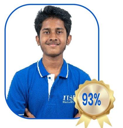 Bharath Chandra C — 93% in X-Std 2025-26