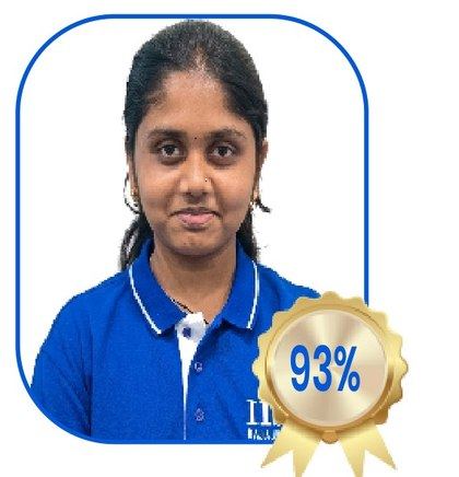 Hemalatha K — 93% in X-Std 2025-26