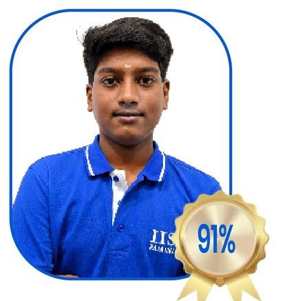 Jaswant P — 91% in X-Std 2025-26
