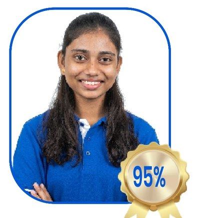 L. Sakshi — 95% in X-Std 2025-26