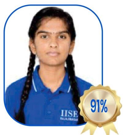 Mohana jyothi R — 91% in X-Std 2025-26