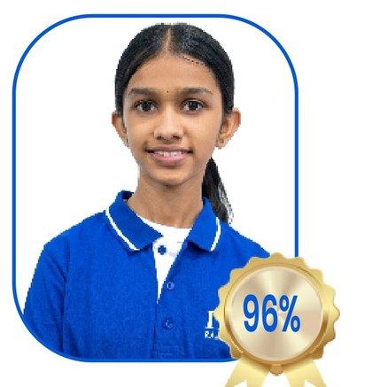 Prerana S — 96% in X-Std 2025-26