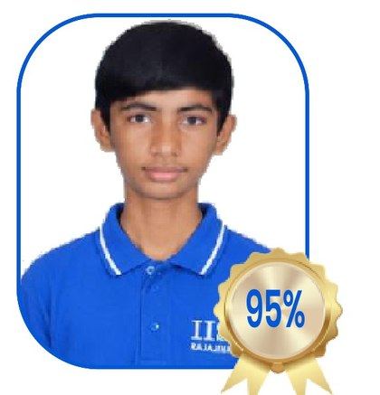 S Pranesh Raj — 95% in X-Std 2025-26