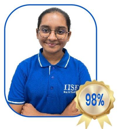 Sameeksha S — 98% in X-Std 2025-26