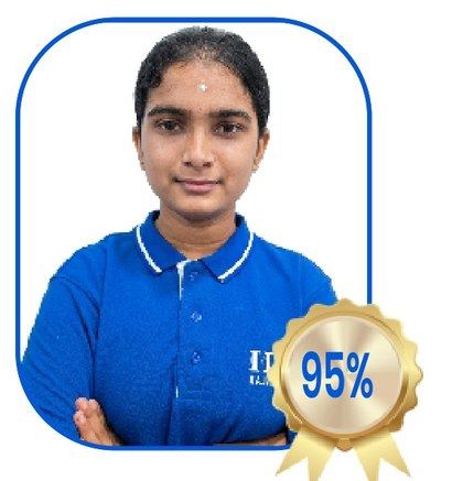 Thanushree.H — 95% in X-Std 2025-26