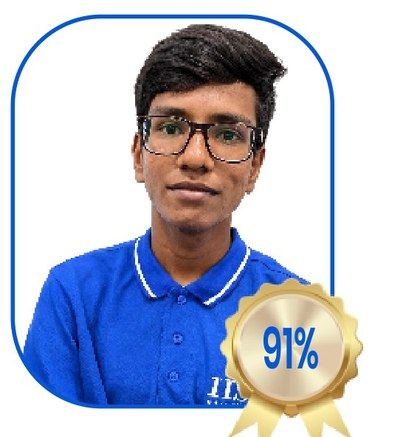 Yuvraj H — 91% in X-Std 2025-26
